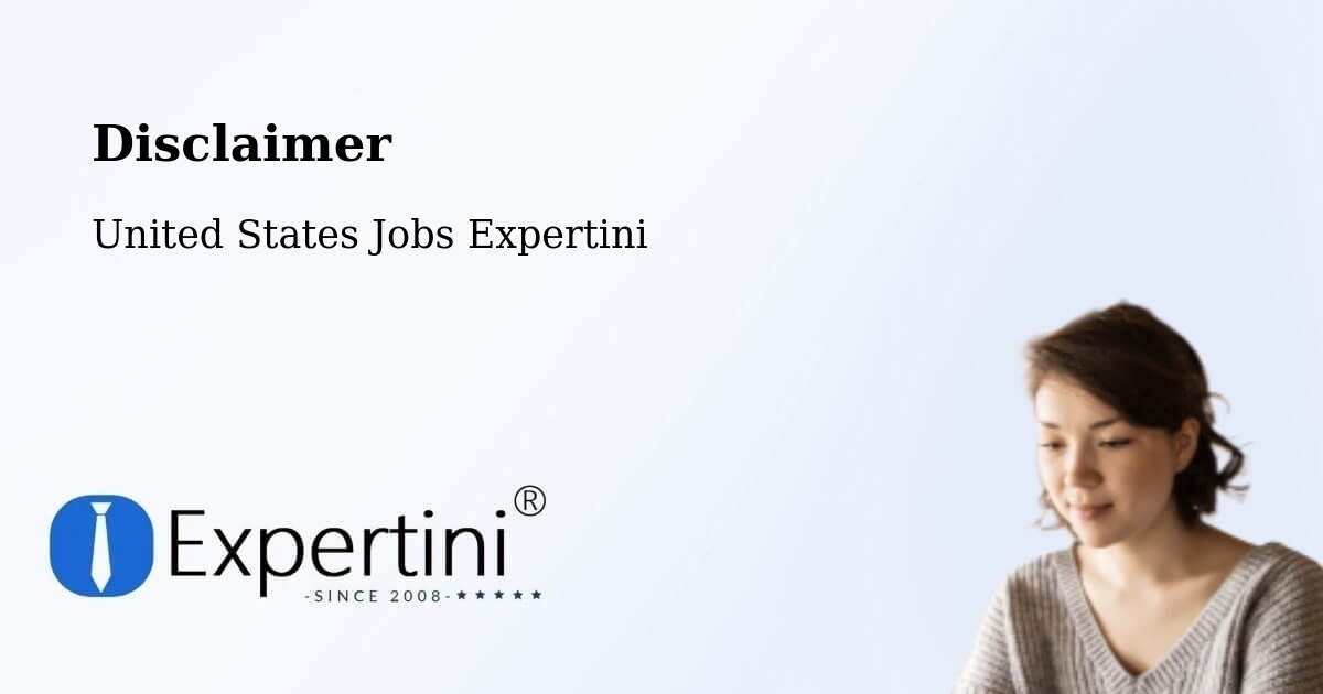 Disclaimer – Benson - United States Jobs Expertini