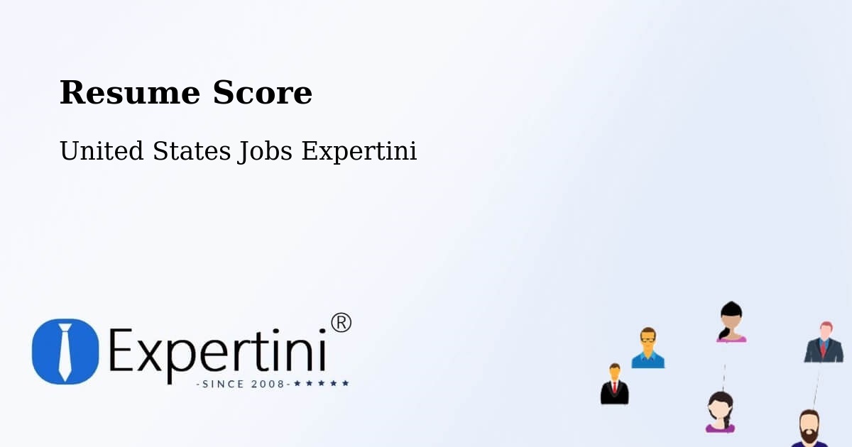 Resume Score & Job Description Match Tool – Benson - United States Jobs Expertini